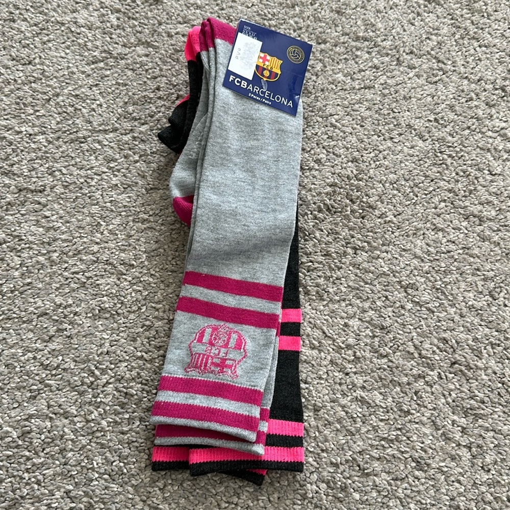 Women’s FCB BARCELONA socks size women’s 9-11